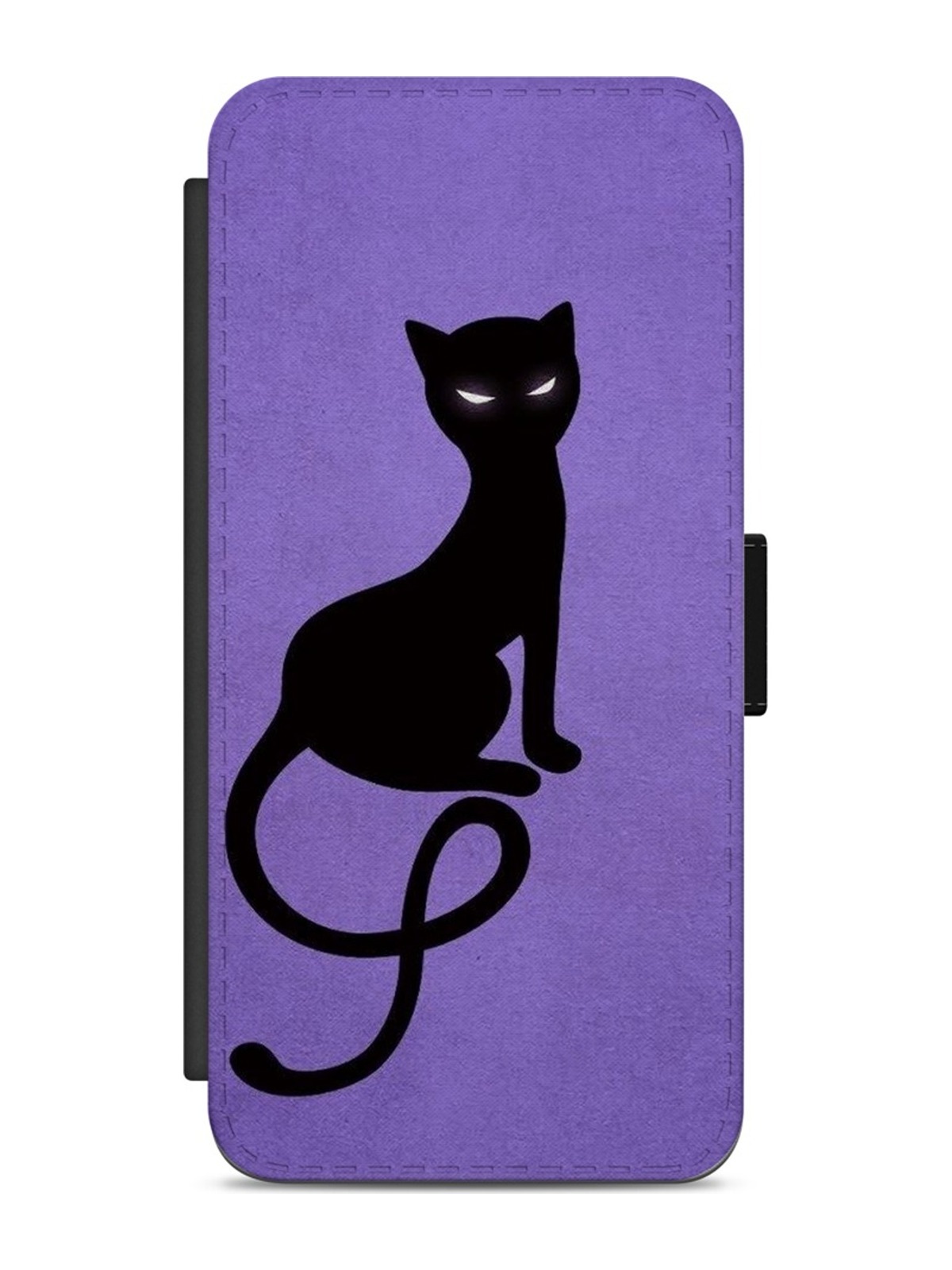 Black Cat on Purple