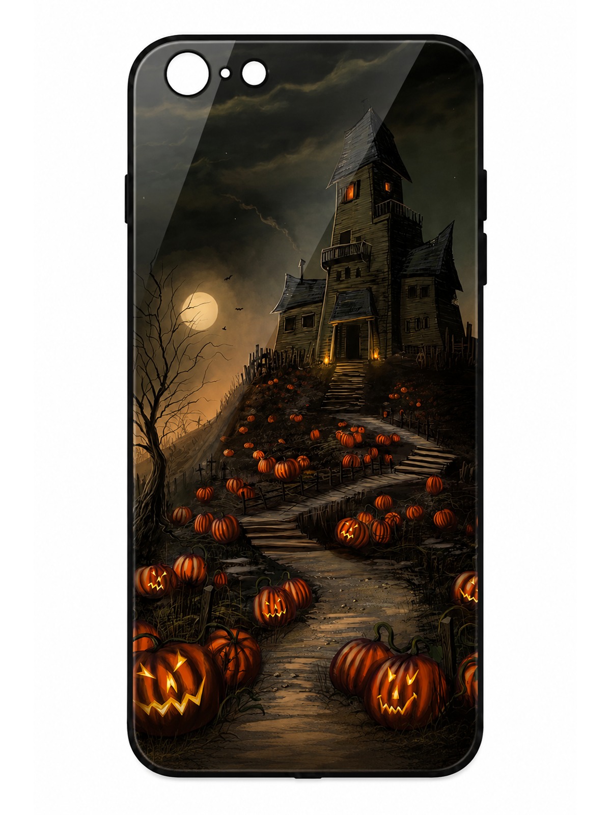 Haunted Pumpkin Manor Halloween Night Gothic House Design