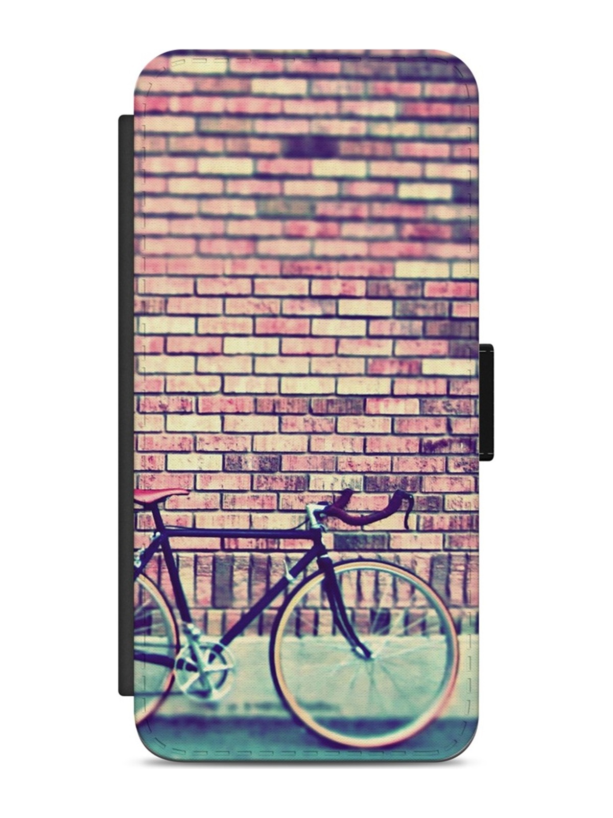 Vintage Bicycle by Brick Wall