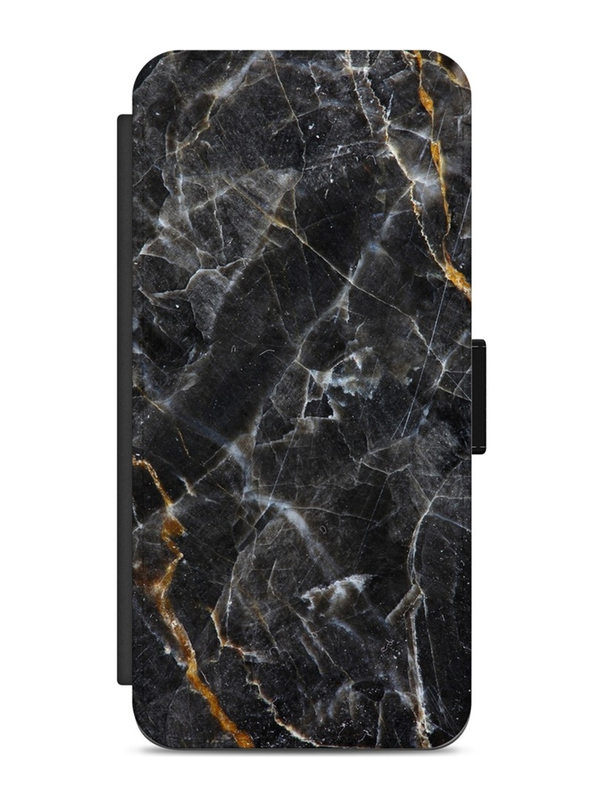 Black Marble with Gold Veins