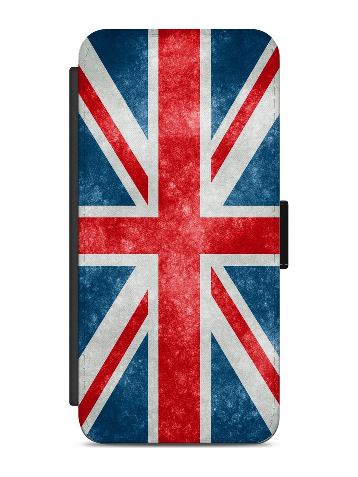 Vintage British Union Jack Flag with Distressed Grunge