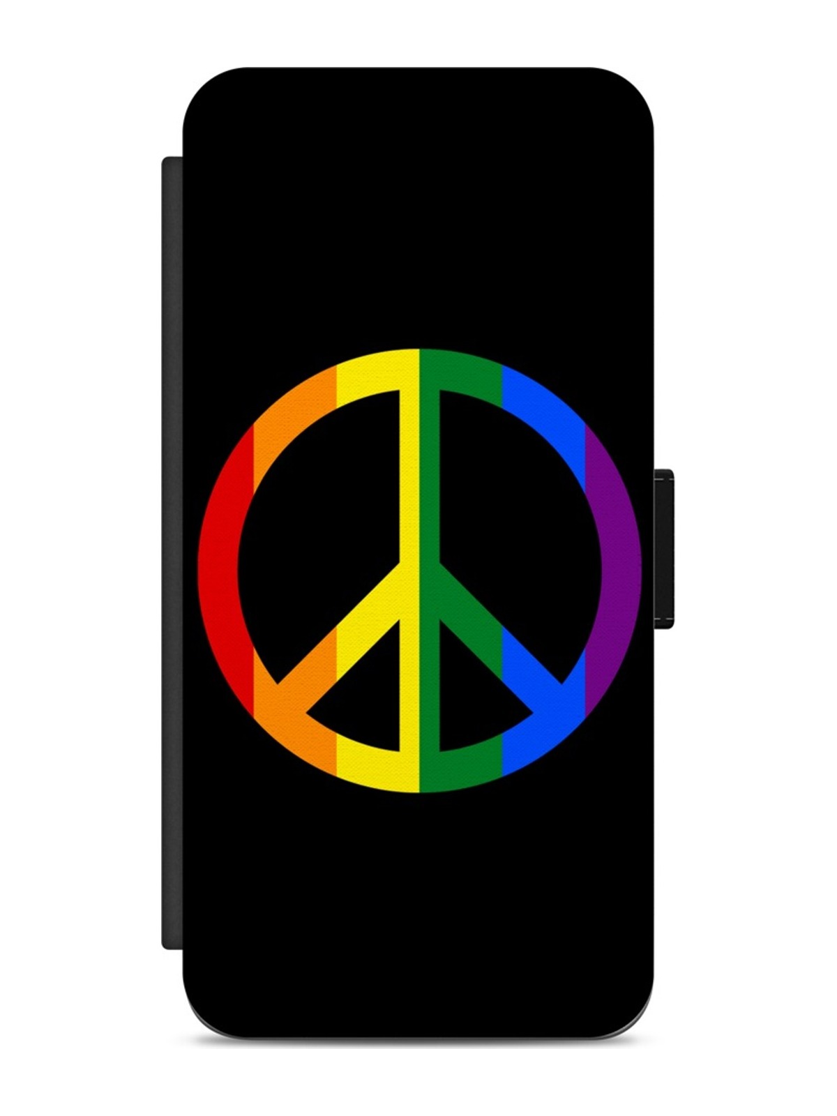 Bright Rainbow Peace Sign