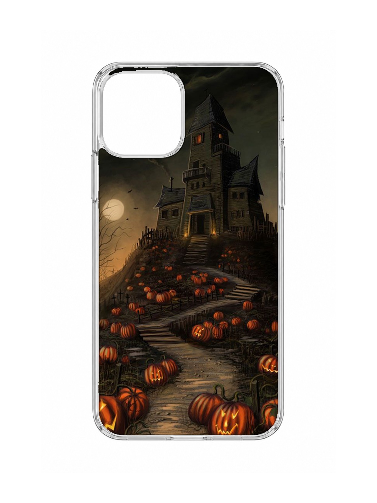 Haunted Pumpkin Manor Halloween Night Gothic House Design