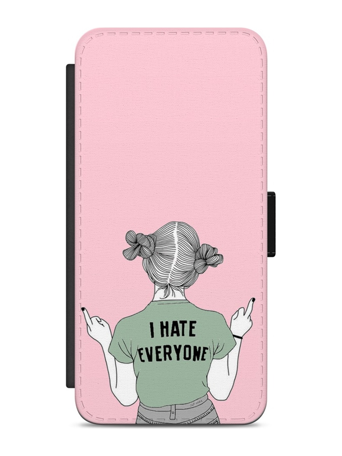 Pink I Hate Everyone Cat