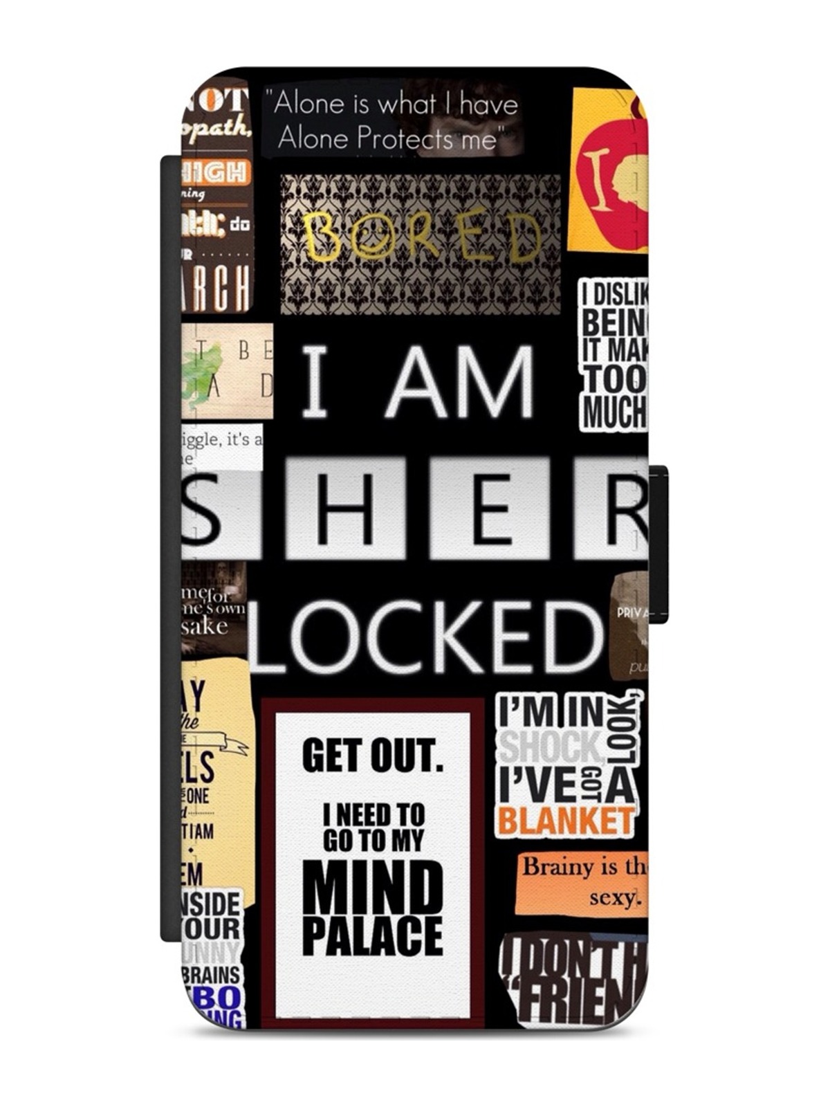 Sherlock Newspaper Collage