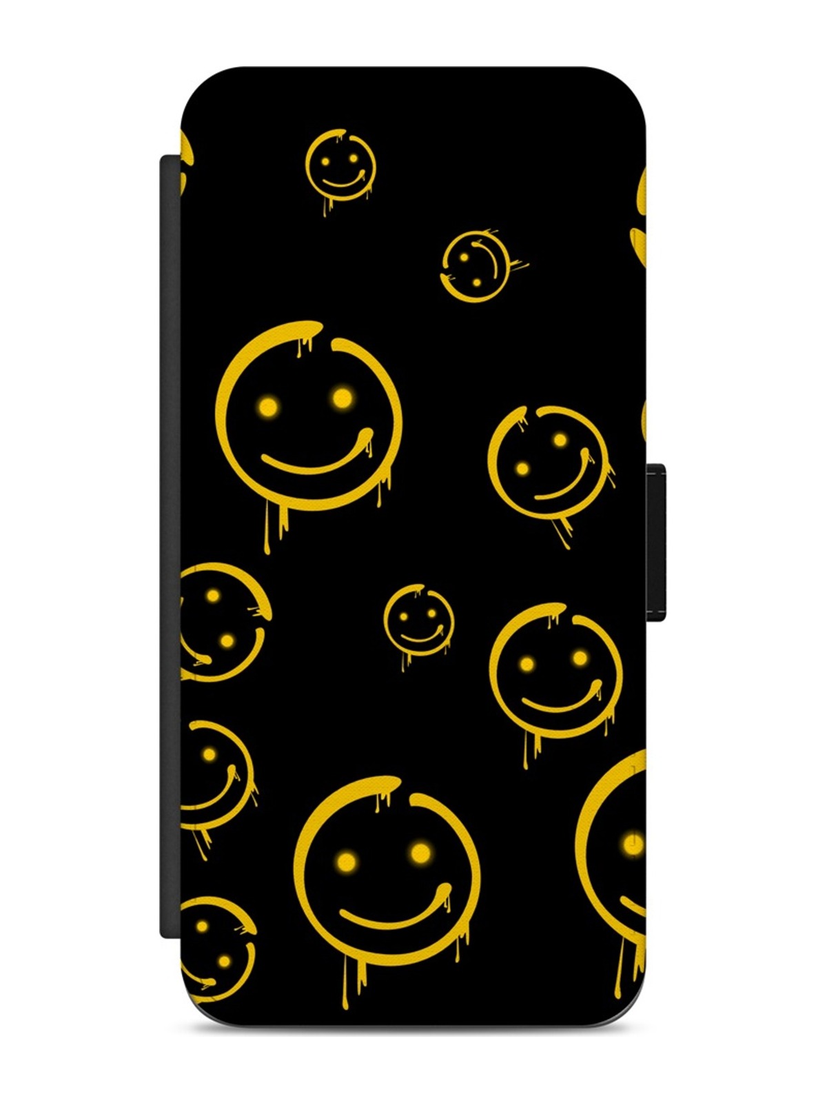 Yellow Smiles on Black