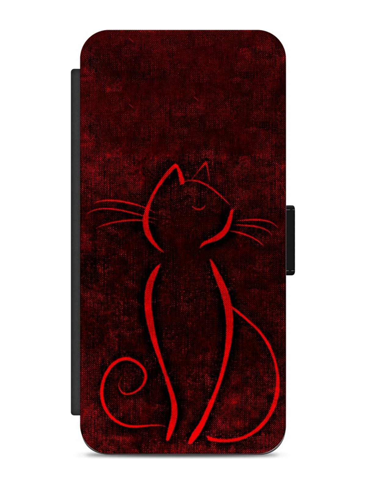 Red Cat Line Art