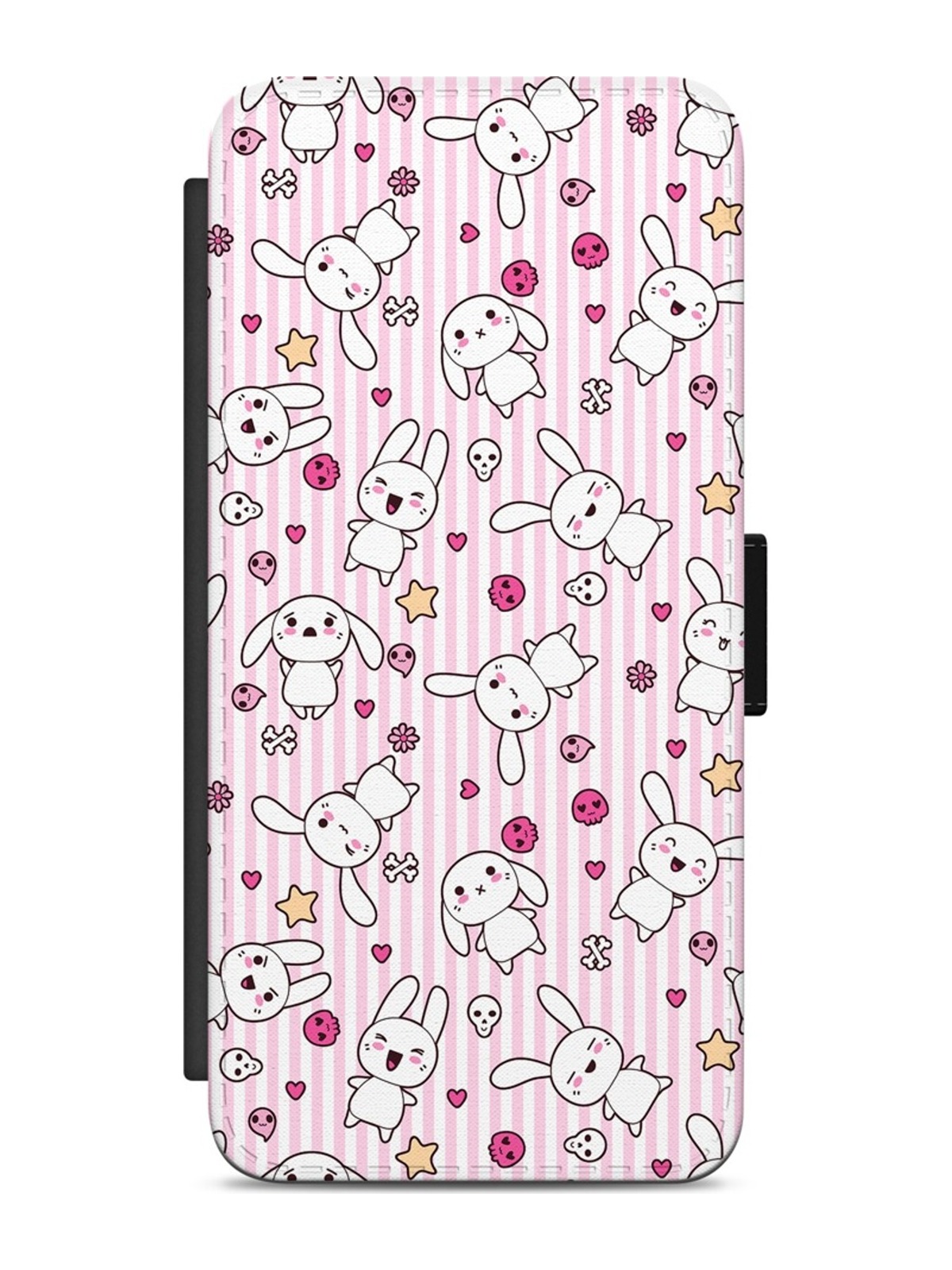Pink Kawaii Bunny Pattern